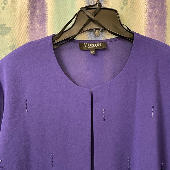 Violet Monteè collection long blazer jacket - Picture 5 of 13